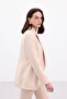 Buttoned Classic Jacket - Beige - 4