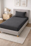 Single Ranforce Fabric 100% Cotton Fitted Sheet Set 100X200 +30 cm