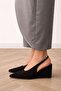 Angel Black Suede Heelled Shoes - 2