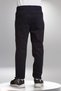 Boys' and Girls' Elastic Ribbed Waist Black Pipe-Leg Canvas School Trousers (Ages 6-15) - 3