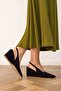 Angel Black Suede Heelled Shoes - 4