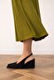 Angel Black Suede Heelled Shoes - 3