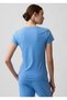Logo T-Shirt 729555 V-Gap Ss Clsc Tee Women's T-Shirt Blue - 5