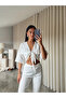 Top Tie-Waist Trouser Set - Ecru - 2