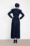 Lace Dress with Feather Shoulder 4464 - 3