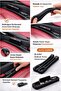 New Generation Flexible Phone Wallet Key Coin Drop Blocker Car Seat Organizer Black - 3