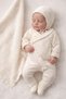 Baby Girl 100% Cotton 5-Piece Hospital Discharge Set-Premium Cotton Knit Newborn Set-Gift Ready
