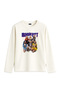 Manifest Group (Bltz21040) Printed Long Sleeve Girls' T-Shirt (Ages 4-13)