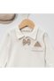 Baby Boy Knitwear Salopet Set - Stylish 3-Piece Combination with Bow Tie (0-12 Months) - 7