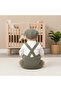 Baby Boy Salopet Set with Hat and Bow Tie, 3-Piece Combination - 2