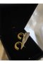 Steel Gold Color Hoop Trend Women's Vintage Patterned Modern Design Y2K Earrings Mother's Day Birthday - 4