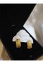 Steel Gold Color Hoop Trend Women's Vintage Patterned Modern Design Y2K Earrings Mother's Day Birthday - 3