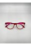 Flowers Bordo & Leopard Printed Optically Matched Women's Blue Block Glasses |   56 Equestrian Athletes - 3