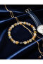 Original Citrine 6mm Natural Stone Unisex Bracelet - 3