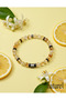 Original Citrine 6mm Natural Stone Unisex Bracelet