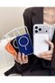 iPhone 17 Compatible Case with Shiny Colorful Back and Magsafe Support - 4
