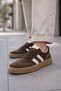Women's Brown Suede Retro Sneakers Casual Comfortable Athletic Shoes New Season - 2