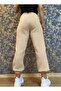 Women's Cotton Three Thread High Waisted Jogger Sweatpants with Elastic Legs and Raised Inside - 6