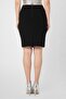 Women Textured Mini Skirt, Black - 4