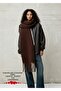 Puffy Brown Soft Textured Women's Scarf Shawl Shoulder Wrap 50 X 190 cm Valentine's Day
