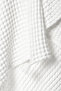 100% Cotton Baby Waffle Pique White - 3
