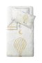Baloon 100% Cotton Satin Baby Duvet Cover Set