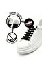 120 cm Metal Clip-On Elastic Laces |   2 Pairs - 3