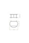 Gold Small Size Presentation Holder 2-Piece Metal Presentation Holder Gift Decoration Treat Holder / Black Plexiglass / Stainless Steel - 6