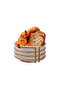 4-Piece Rose Serving Presentation Set Napkin Holder Paper Towel Holder Bread Holder Trivet Stainless Metal - 6
