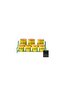 7 Compartment Porcelain Spice Set with Green Stand Kitchen Organizer with Bamboo Lid - Metal Stainless - 3