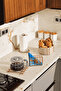 4-Piece Rose Serving Presentation Set Napkin Holder Paper Towel Holder Bread Holder Trivet Stainless Metal
