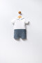 U.S. Polo Assn Baby Boy White Romper - 4