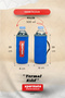 Thermos Cover Neoprene Bottle Cover Thermal Cover for Keeping Hot and Cold with Carrying Strap Blue - 3