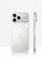 iPhone 17 Pro Compatible Line Magsafe Transparent Case - Camera Protected, Yellowing Resistant