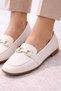 Women's Double Eye Buckle Detailed Ballerina Flats Lightweight Comfortable Sole Daily Shoes Ballerina Flats - 4