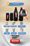 Beer Bottle Sleeve Thermal Beer Sleeve Neoprene Cold Holder with Zipper 500ml Black - 4