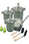 12-piece Chef Pride Die-Cast Aluminum Cookware Set- RF12488 Assorted Colors Sets - 2