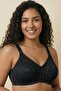 Black Gathering Bra, No Sponge, No Underwire, Seamless Lace, Comfortable Daily Bra - 7