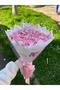 14-Piece Pink Butterfly Satin Rose Bouquet, Non-Fading Flower, Gift Bouquet for Lover & Friend - 5