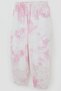 Baby Girl Pajama Set Tie Dye Patterned 9 Months-3 Years, Mixed Color - 8
