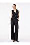 High Waist Pleated Palazzo Pants with Pocket Detail