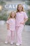 Girls' Muslin Linen Shirt Linen Palazzo Pants Strappy Bodysuit School 3-Piece Holiday Set - 5