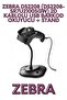 DS2208 (DS2208-SR7U2100SGW) قارئ باركود USB سلكي ثنائي الأبعاد + حامل