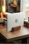 Stripe Laptop Stand (Pastel Brown Color)
