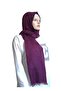 Spring Leaf Patterned Mesh Cotton Shawl - 7