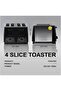 4-Piece Bread Toaster – 1500W Dual-Side Heating (Black) - 4