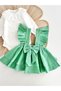 Luana Jumper Dress Bow 100% Cotton Lace Snap-Button Body Birthday Special Occasion Girls' Baby Chic Set - 4