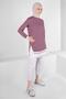 EYE DETAILED CUFFS RUBBER TUNIC 43618 - 2