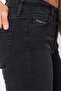 Women 2016 D-Air Super Skinny Fit Solid Stretchable Jeans, Black - 5