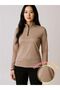 Women's Stand Collar Half Zipper Blouse |   Comfortable, Flexible, and for Daily Use - 3
